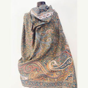 Famous Kani jamavar shawl in merino wool