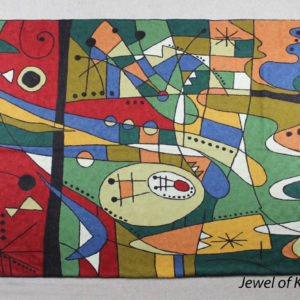 Hand made chainstich rug