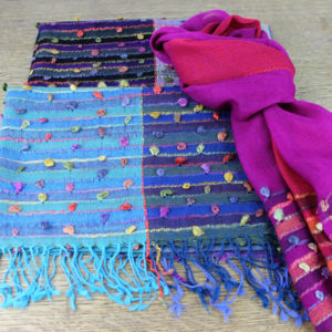 Light weight merino wool stole